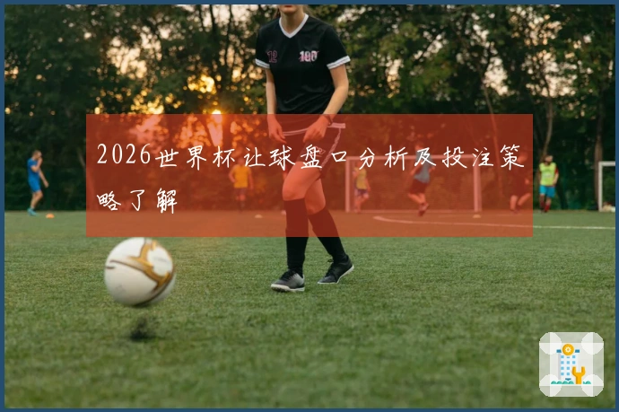 2026世界杯让球盘口分析及投注策略了解